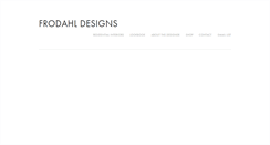 Desktop Screenshot of frodahldesigns.com